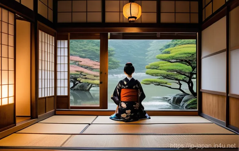 일본 온천 여행 추천 - **Prompt: Tranquil Onsen Workcation with Mountain Views**
    A serene scene featuring a woman in he...