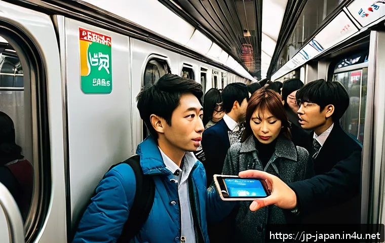 일본의 지하철 예절 관련 이미지 1